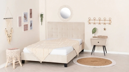 מיטת נוער מרופדת גאיה