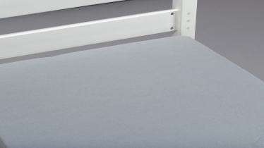 סדין למיטת יחיד בצבע אפור