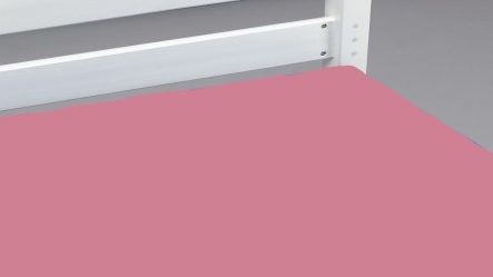 סדין ג'רסי למיטת יחיד בצבע ורוד כהה