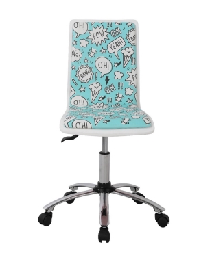 כסא מילאנו תכלת קומיקס