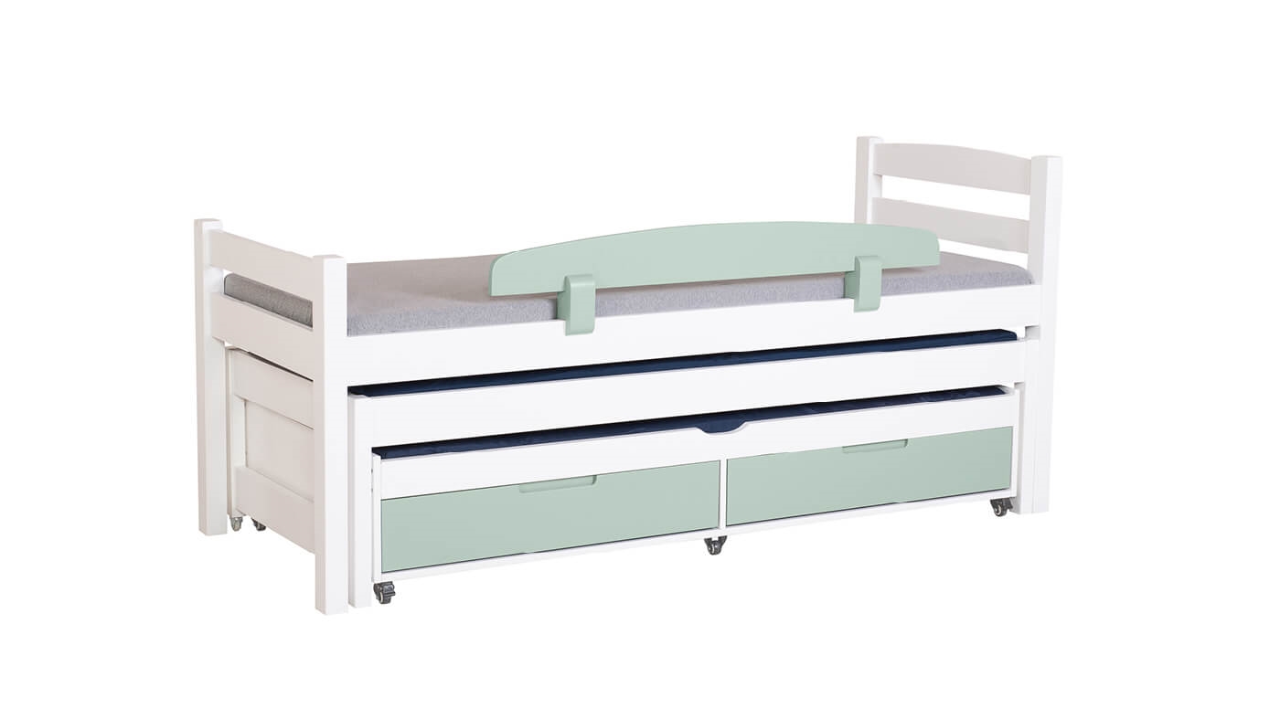 מיטת ילדים אופיר משולשת (עם מגירות)