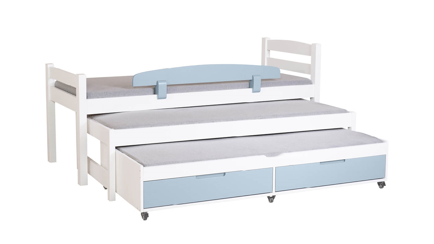 מיטת ילדים אופיר משולשת (עם מגירות)