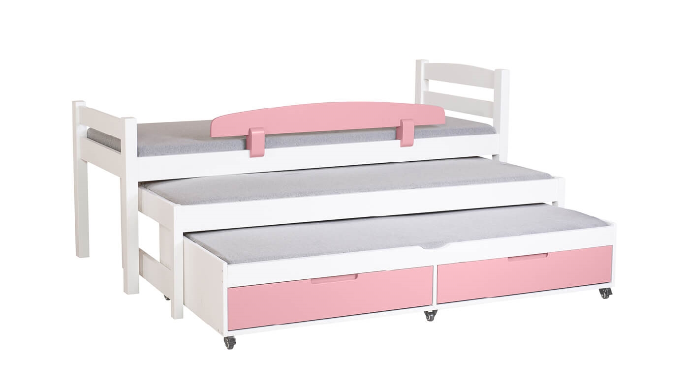 מיטת ילדים אופיר משולשת (עם מגירות)