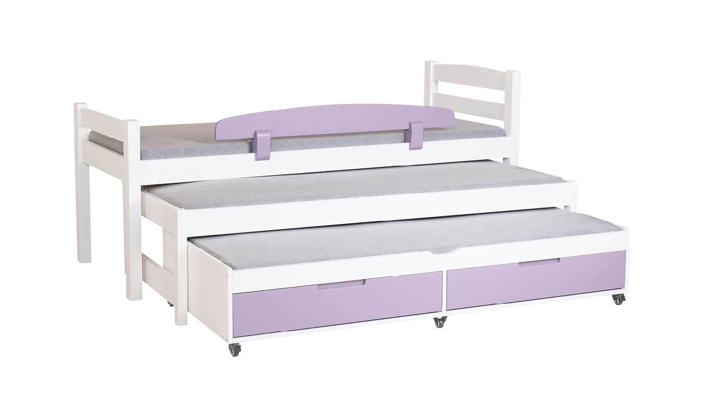 מיטת ילדים אופיר משולשת (עם מגירות)