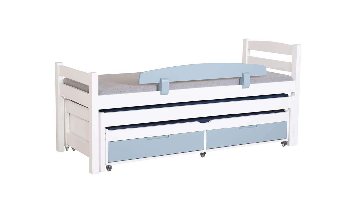 מיטת ילדים אופיר משולשת (עם מגירות)