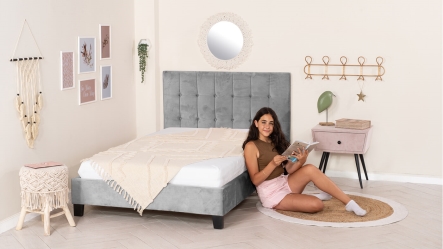 מיטת נוער מרופדת גאיה