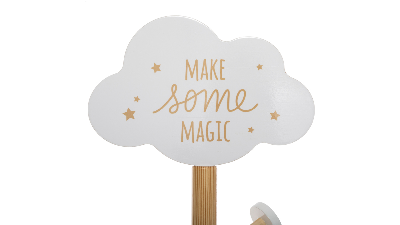 קולב בגדים ענן | לבן