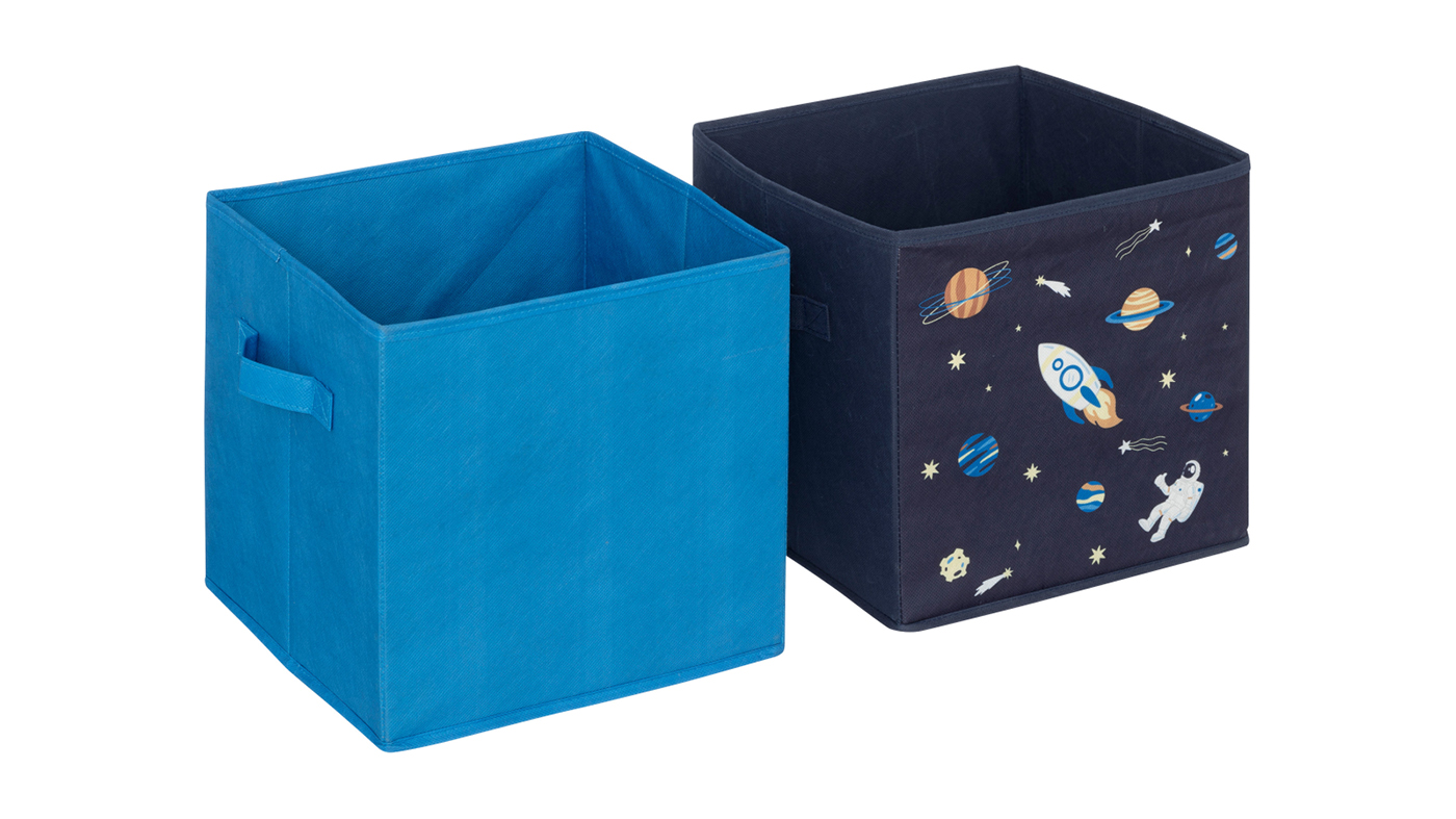 זוג קופסאות אחסון | חלל כחול