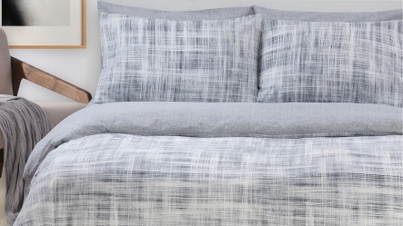 סט מצעים למיטת יחיד | ריף אפור