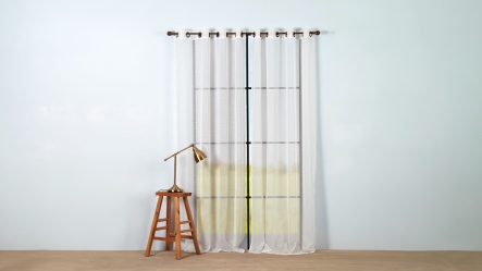 וילון רינגים דרור | אורך 250 ס"מ