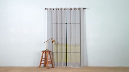 וילון רינגים דרור | אורך 160 ס"מ