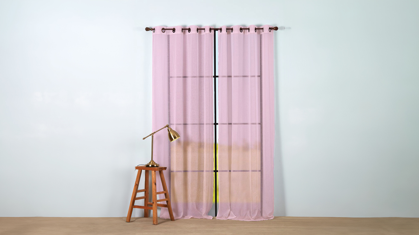 וילון רינגים דרור | אורך 160 ס"מ