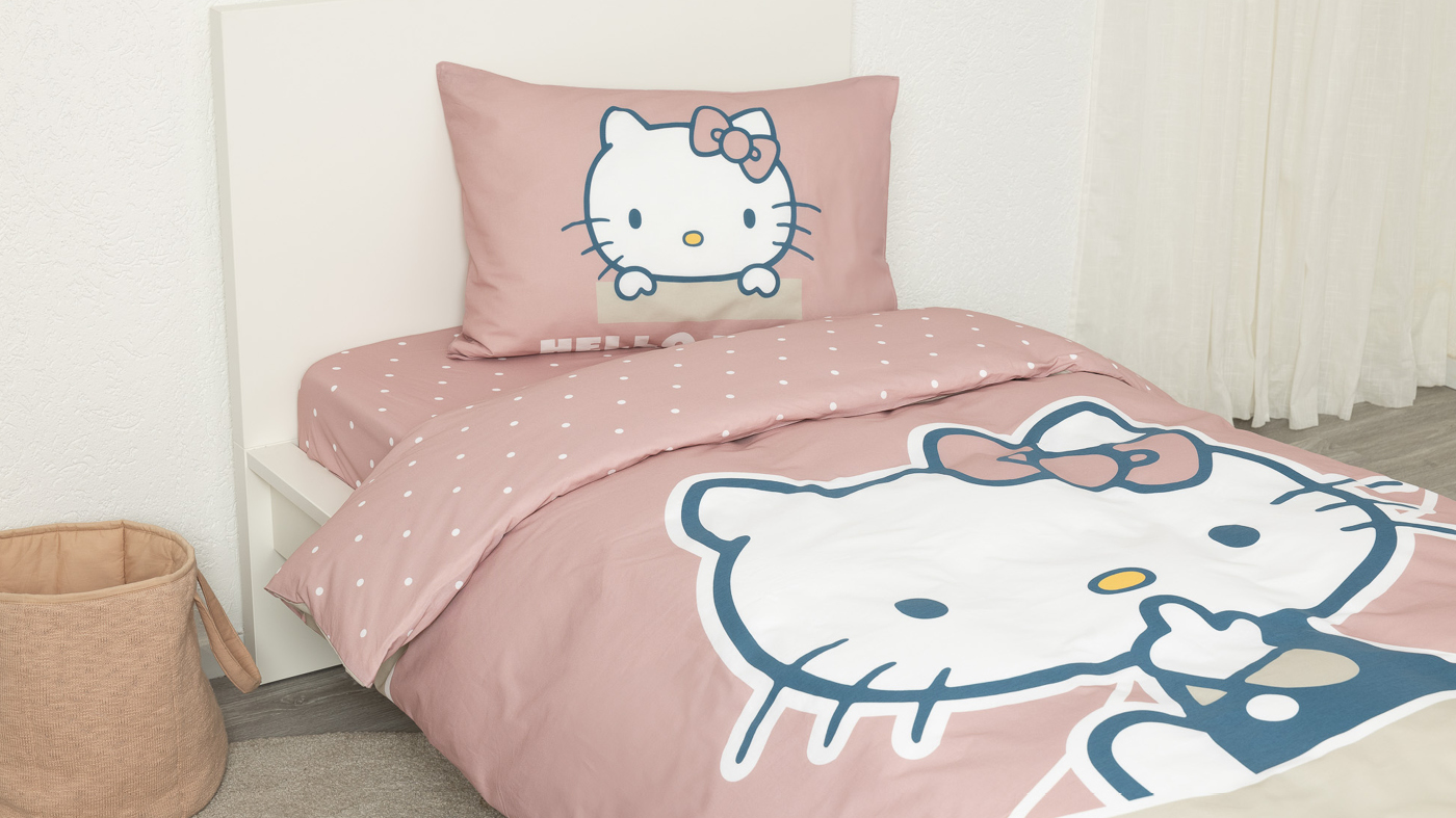 סט מצעים דיסני למיטת יחיד | הלו קיטי