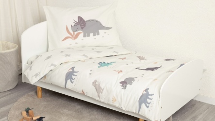 סט מצעים למיטת מעבר | דינוזאור