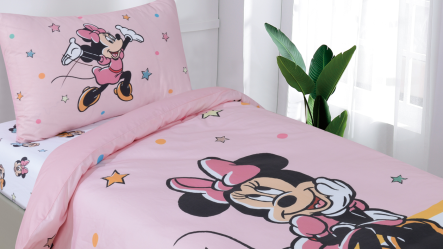 סט מצעים דיסני למיטת יחיד |  Minnie star
