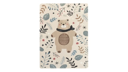 שטיח דובי מלבני