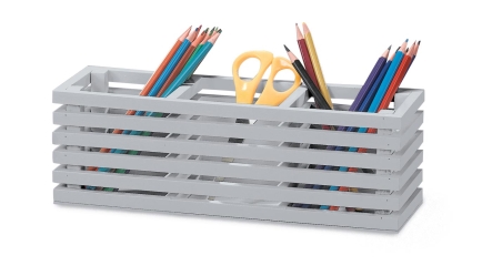 סרגל שולחני אפור