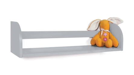 מדף רוני בצבע אפור