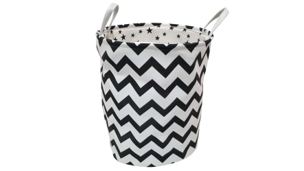 סל אחסון צבעוני בצבע גלים שחור