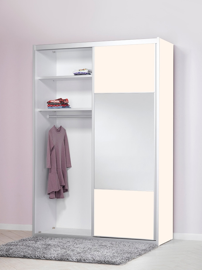 ארון ילדים הזזה דניאל עם חצי מראה | רוחב 160