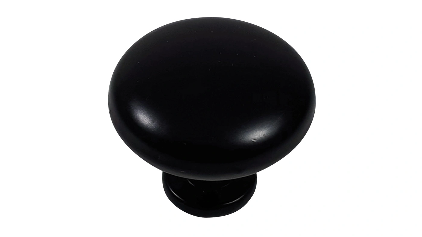 ידית ניקל עגולה | צבע שחור