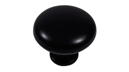 ידית ניקל עגולה | צבע שחור