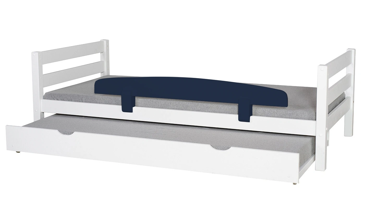 מיטת ילדים מיקה עם מיטת חבר רוחב 80 ס"מ | ללא מעקה אחורי