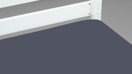 סדין ג'רסי למיטה וחצי בצבע אפור כהה