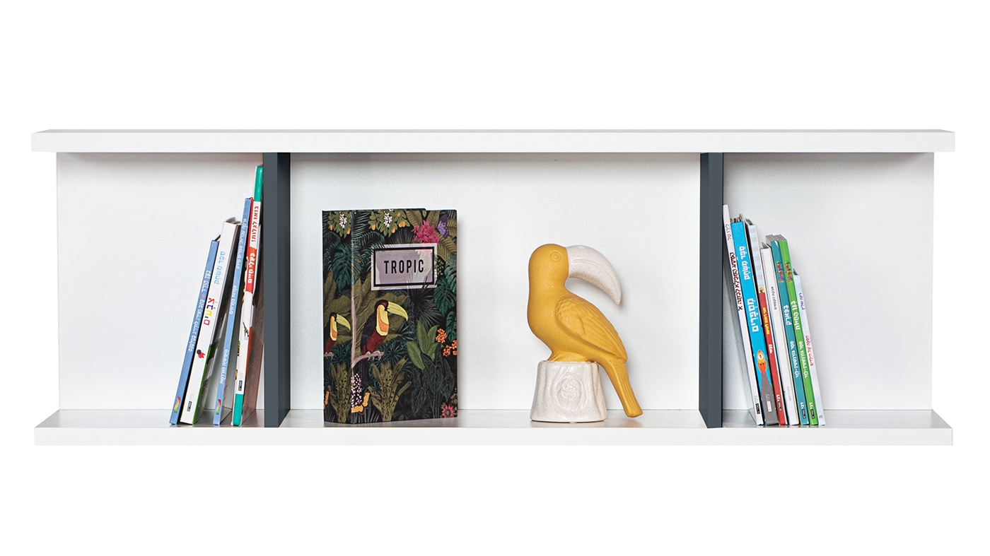 כוורת לתלייה נועם | צבע לבן בשילוב אפור