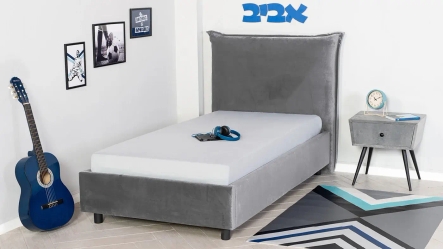 מיטת ילדים מרופדת אביב