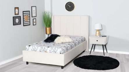 מיטת ילדים מרופדת עלמה