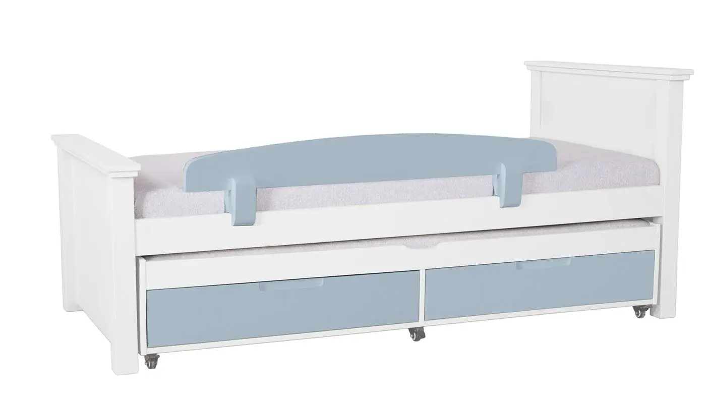 מיטת ילדים אריאל רוחב 80 ס"מ | צבע לבן אטום