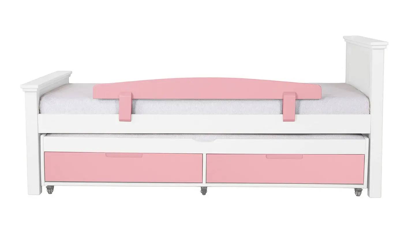 מיטת ילדים אריאל רוחב 80 ס"מ | צבע לבן אטום