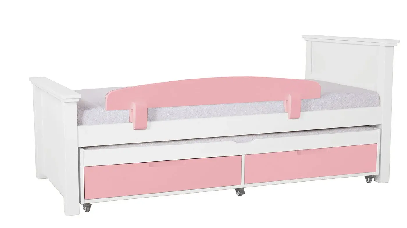 מיטת ילדים אריאל רוחב 80 ס"מ | צבע לבן אטום