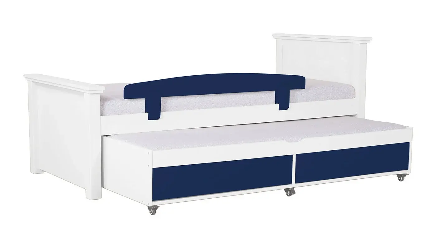 מיטת ילדים אריאל רוחב 80 ס"מ | צבע לבן אטום