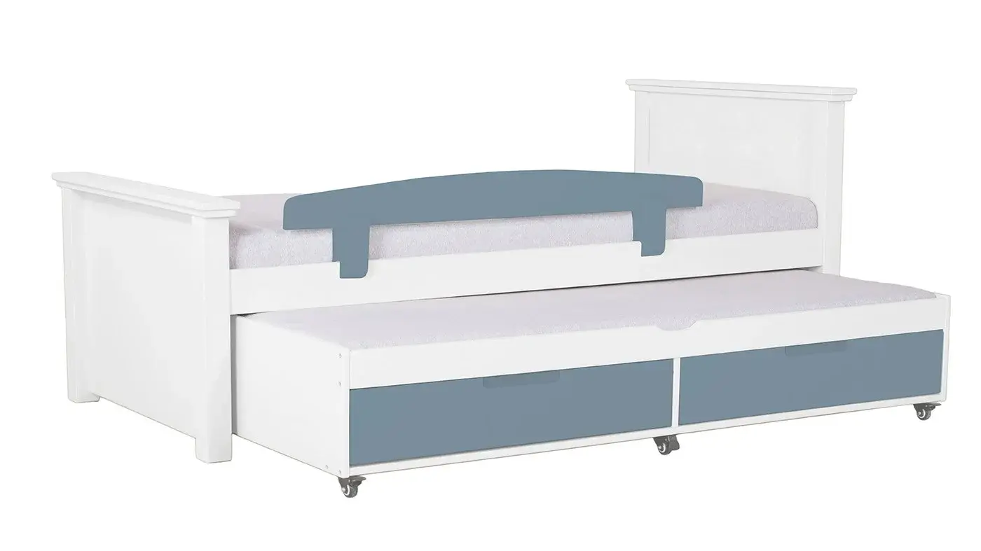 מיטת ילדים אריאל רוחב 80 ס"מ | צבע לבן אטום