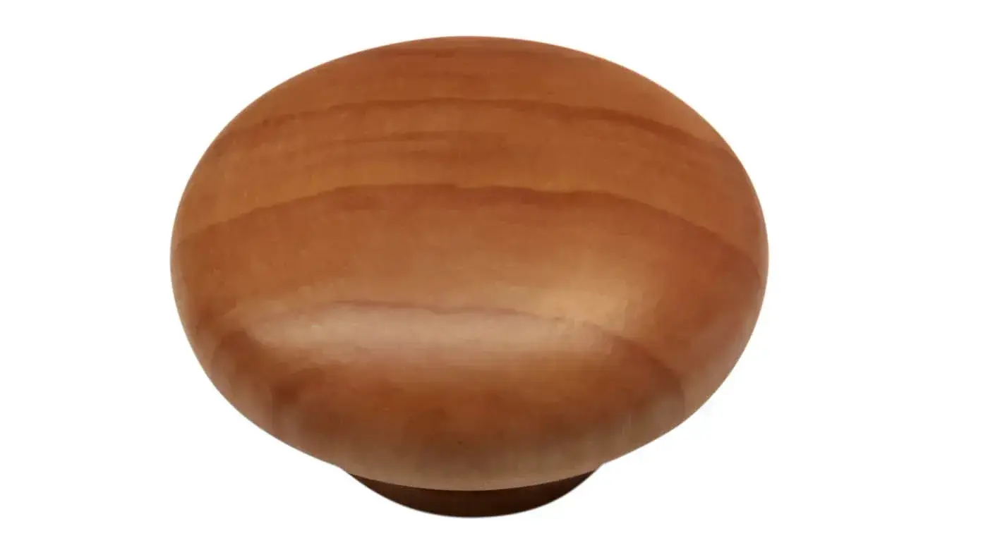 ידית עץ עגולה | צבע טבעי