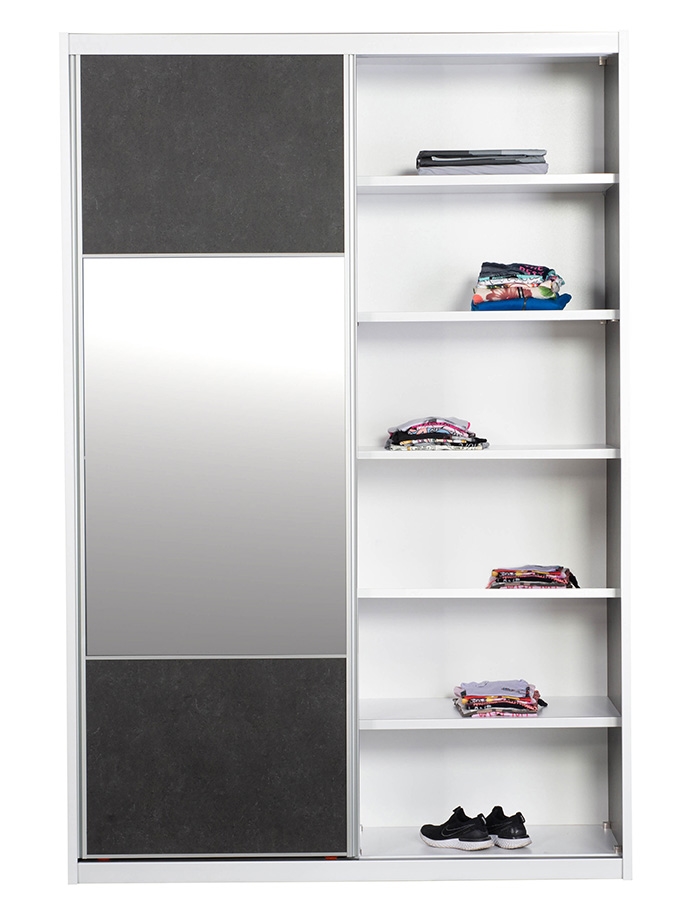 ארון ילדים הזזה דניאל עם חצי מראה | רוחב 160