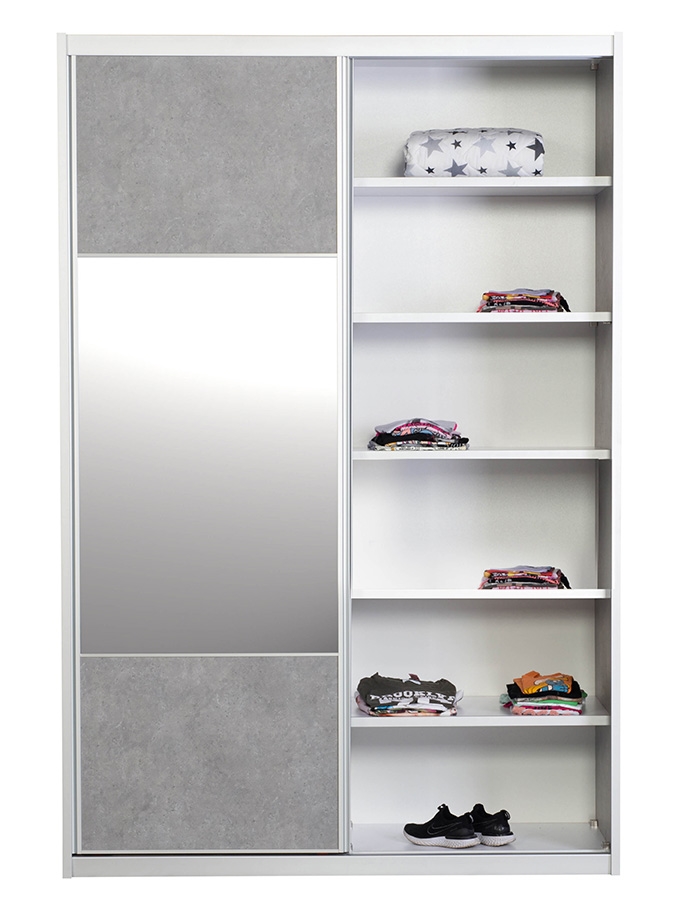 ארון ילדים הזזה דניאל עם חצי מראה | רוחב 160