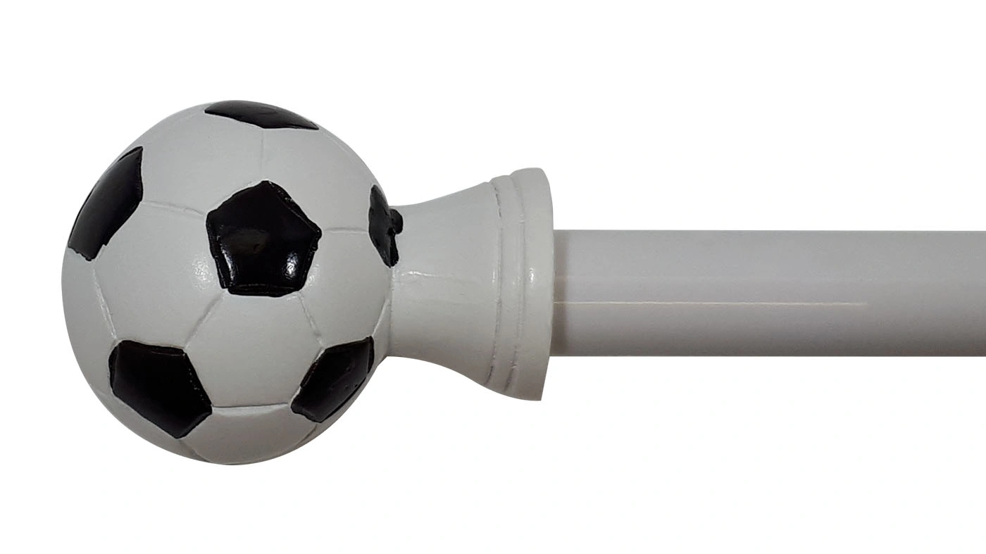 מוט תלייה מעוצב לוילון | כדורגל