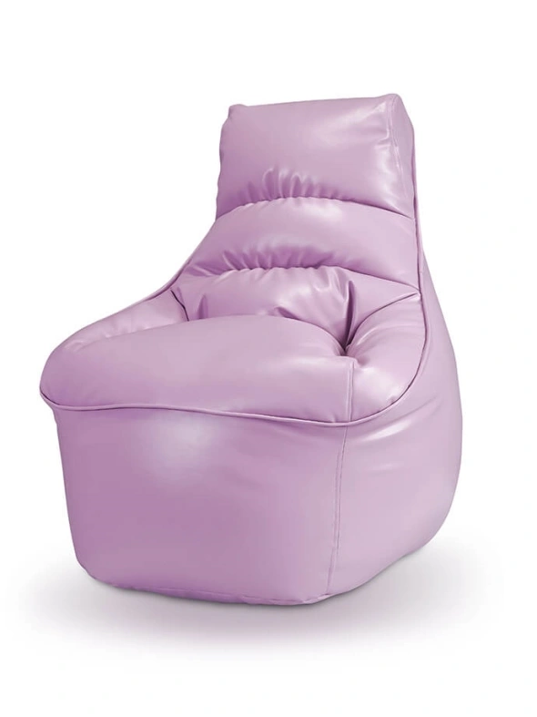 כורסאת ילדים דמוי עור גדולה- סגול