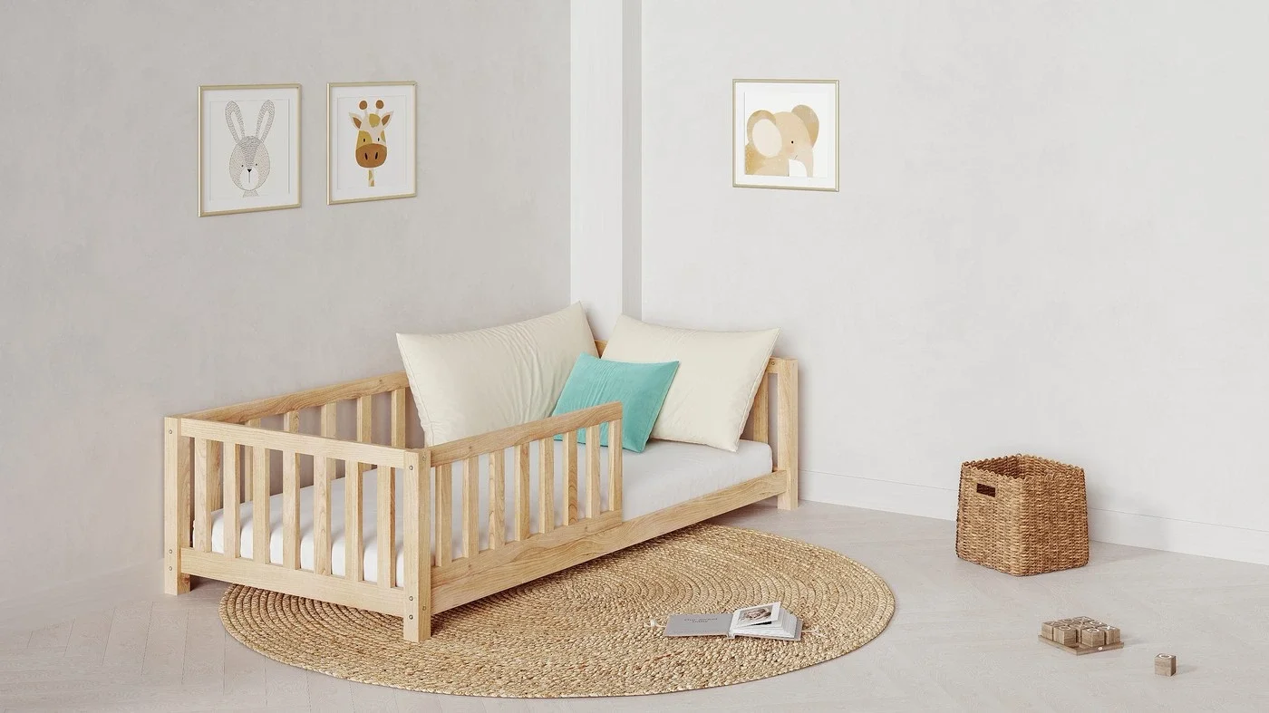 מיטת ילדים שקד מונטסורית