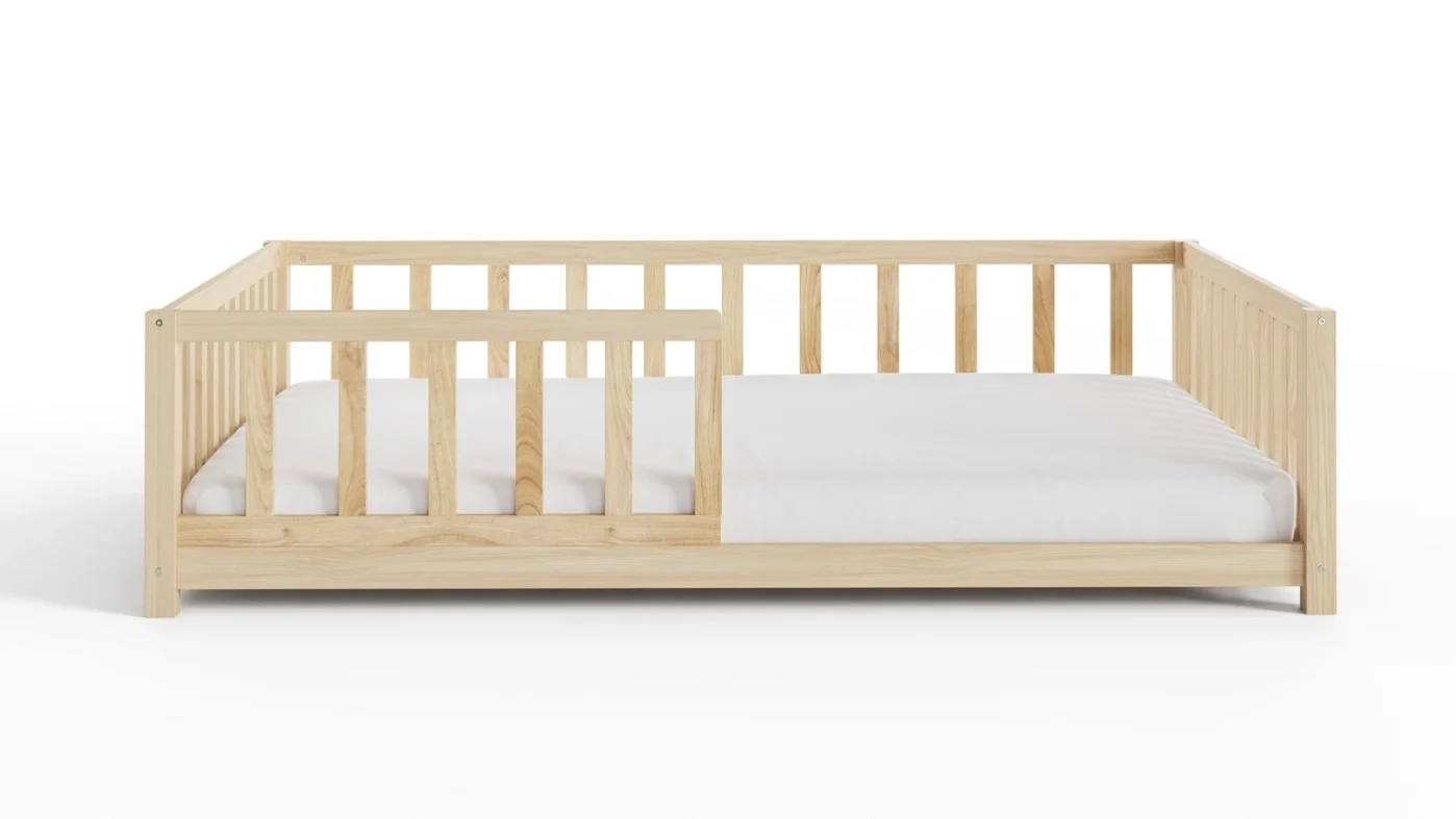 מיטת ילדים מונטסורית שקד רחבה