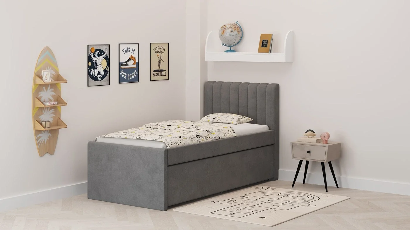 מיטת ילדים מרופדת עדן