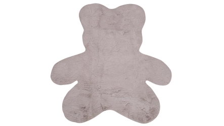 שטיח פרוותי רך דגם דובי | אפור