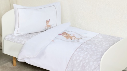 סט מצעים למיטת מעבר