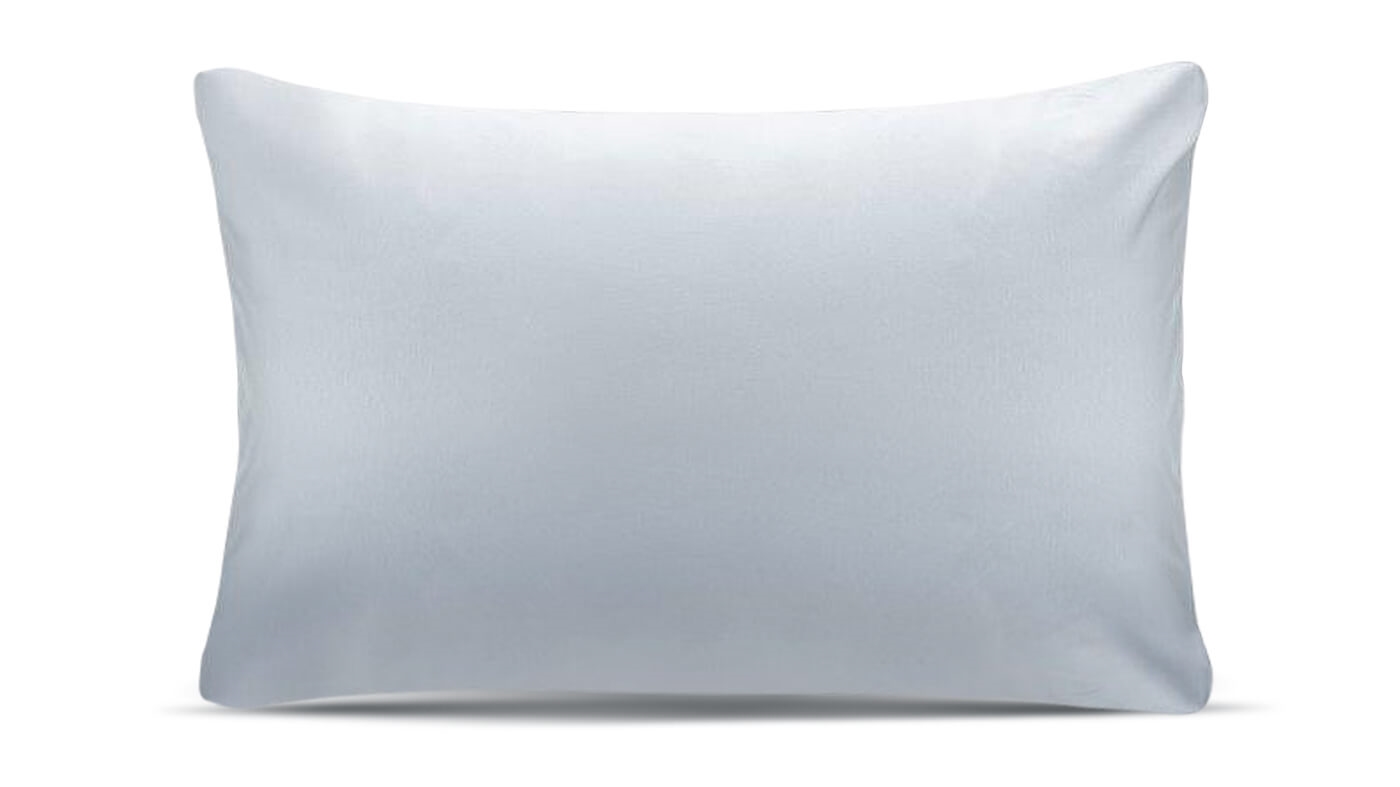 זוג ציפיות ג'רסי לכריות צבע אפור בהיר