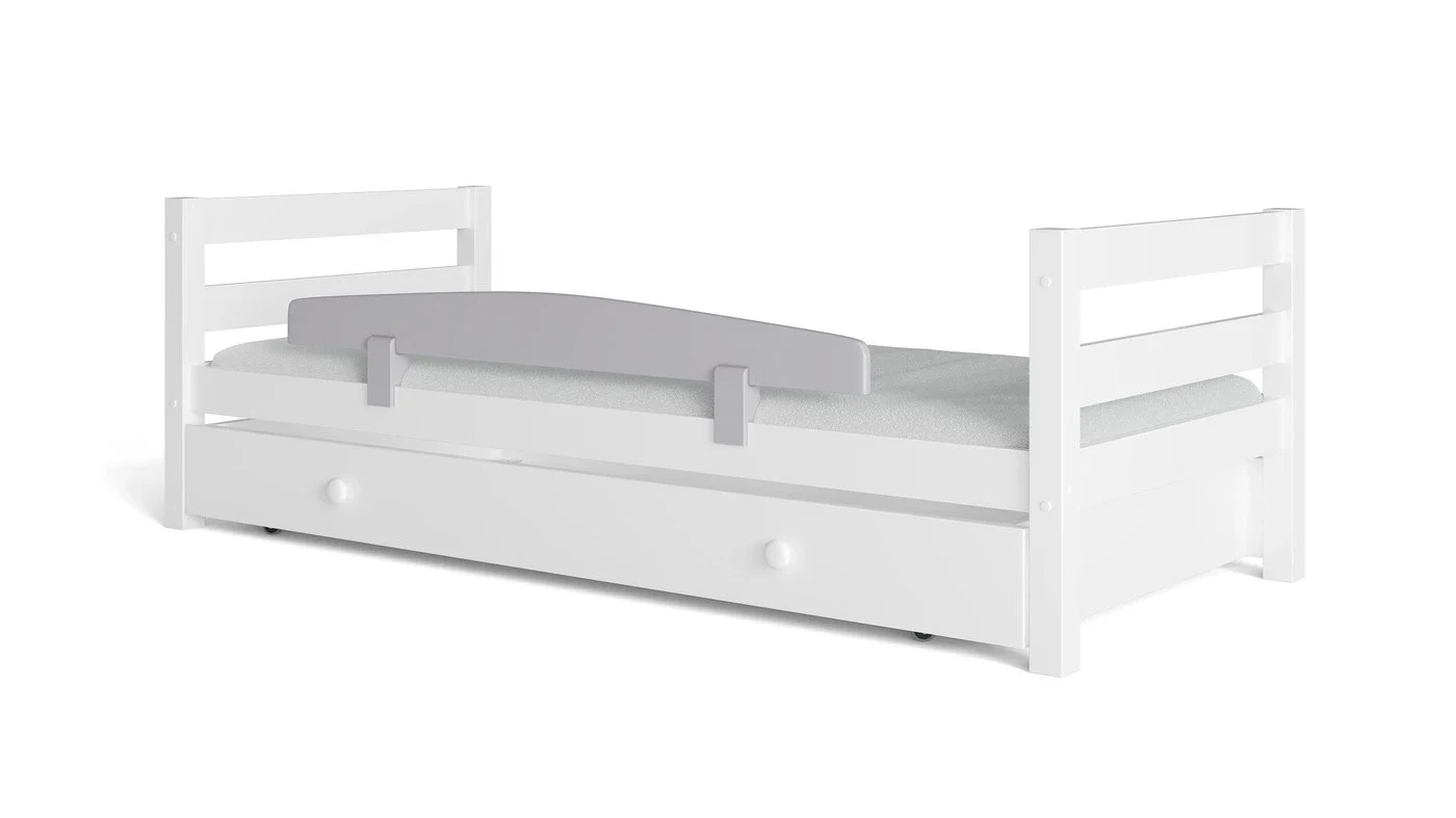 מיטת ילדים מיקה עם מיטת חבר רוחב 90 ס"מ | ללא מעקה אחורי