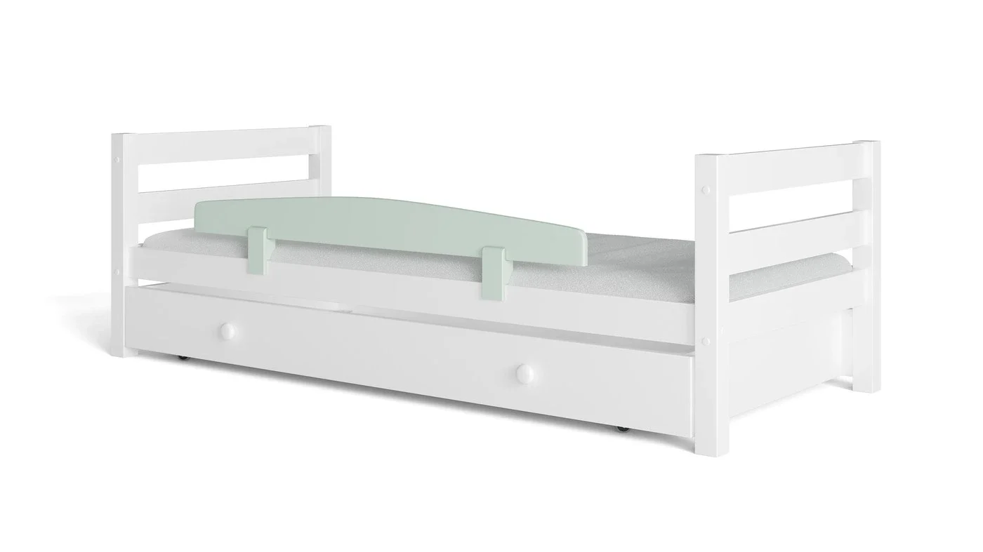 מיטת ילדים מיקה עם מיטת חבר רוחב 90 ס"מ | ללא מעקה אחורי