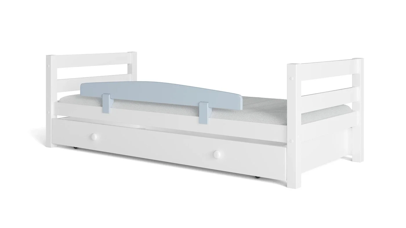 מיטת ילדים מיקה עם מיטת חבר רוחב 80 ס"מ | ללא מעקה אחורי